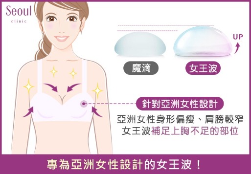 骨架小的亞洲女性，也能塑造自然的性感乳溝