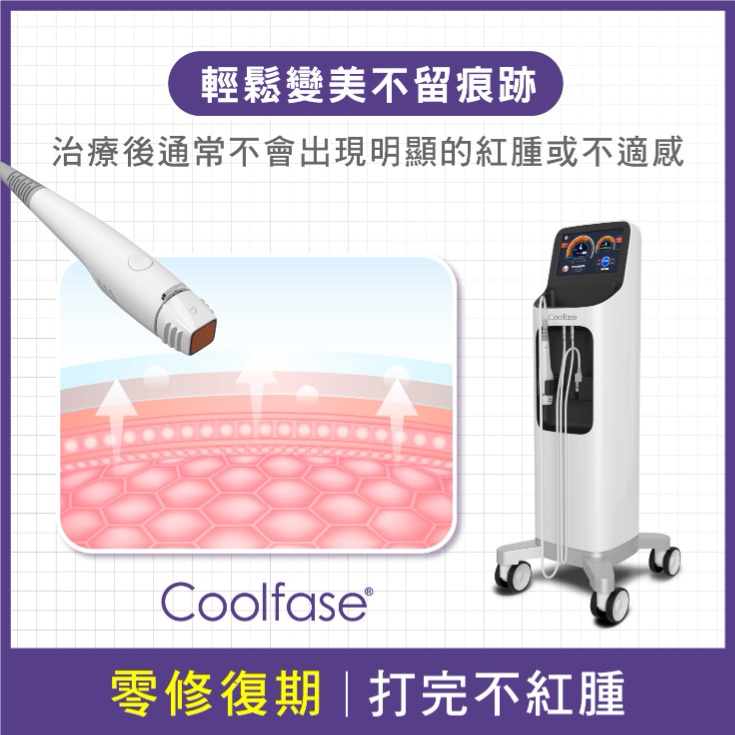 Coolfase電波-3.零修復期：打完不紅腫，直接見人沒問題-首爾醫美